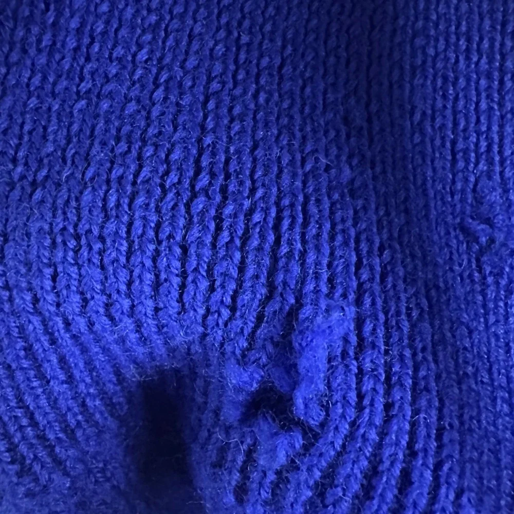 Pringle Nick Faldo Argyle Lambswool Golf Crew Neck Blue Sweater Sz Mens Medium